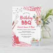 誕生日BBQ招待状 招待状 (スタンド正面)