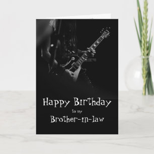 誕生日Brother-in-law-Brother-in-lawおもしろいYouRock Music カード