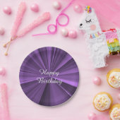 誕生日byヤンツパープルスター ペーパープレート (パーティー)