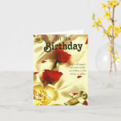 誕生日Card@MOJISOLA A GBADAMOSI OKULUE カード (黄色い花)