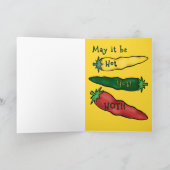 誕生日Cinco de Mayo暑いかな！ カード (内部)