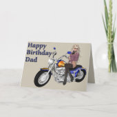 誕生日dad01 カード (正面)