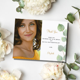 誕生日eucalyptus photo 感謝してい you ポストカード