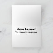 誕生日Fireworksグリーティングカード カード (内部)