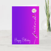 誕生日forフレンドデイジー カード (正面)