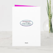 誕生日for Anyoneピエロ万華鏡のように千変万化するパターン収集 カード (裏面)