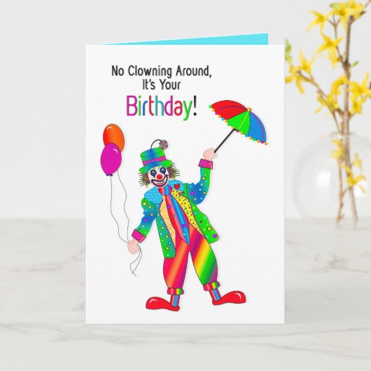 誕生日for Anyoneピエロ万華鏡のように千変万化するパターン収集 カード (黄色い花)