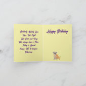 誕生日Gカード:兄弟姉妹の愛 カード (内部)