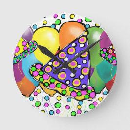 誕生日HATSデザイン ラウンド壁時計