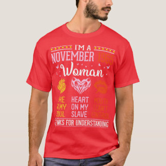 誕生日Im A 1965年11月の女性55年の火災 Tシャツ