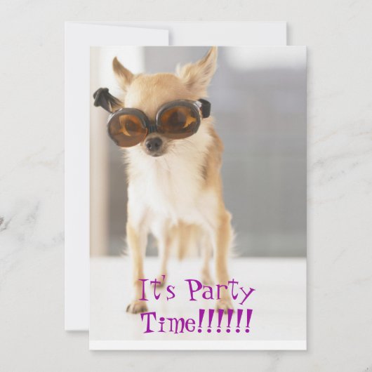 誕生日Invations 招待状 (正面)