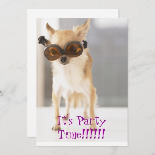 誕生日Invations 招待状 (正面/裏面)