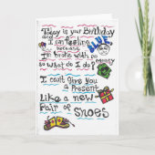 誕生日IOカード カード (正面)