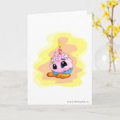 誕生日JubJub カード (黄色い花)