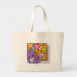 誕生日Kacheek ラージトートバッグ