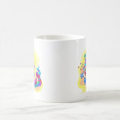 誕生日Meerca コーヒーマグカップ (中央)