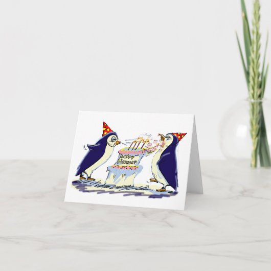 誕生日PeNgUiNs カード (正面)