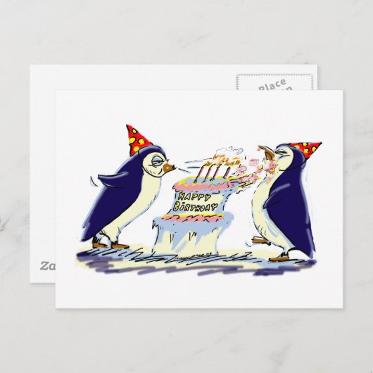 誕生日PeNgUiNs ポストカード (正面/裏面)