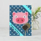 誕生日PIGGY KIDSコレクション- Jailmatecards カード (スタンド正面)