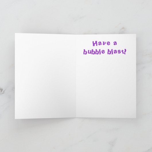 誕生日Squid三つ子&泡 カード (内部)