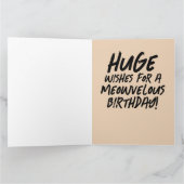 誕生日SUPERPOWER CAT OVER NEW YORK CITY CARD カード (内部)