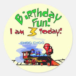 誕生日Tシャツとギフトをトレーニング ラウンドシール