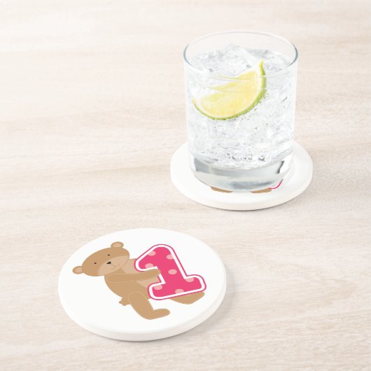 誕生日Tシャツとギフトをプレゼント コースター (側面)