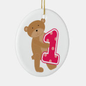 誕生日Tシャツとギフトをプレゼント セラミックオーナメント (右)