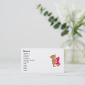 誕生日Tシャツとギフトをプレゼント 名刺 (スタンド正面)