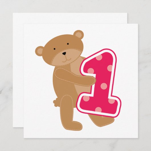 誕生日Tシャツとギフトをプレゼント 招待状 (正面/裏面)