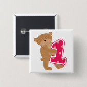 誕生日Tシャツとギフトをプレゼント 缶バッジ (正面&裏面)