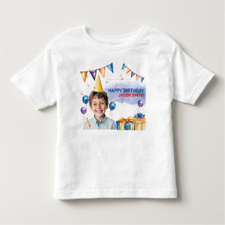 誕生日Tシャツデザイン 子供へ トドラーTシャツ