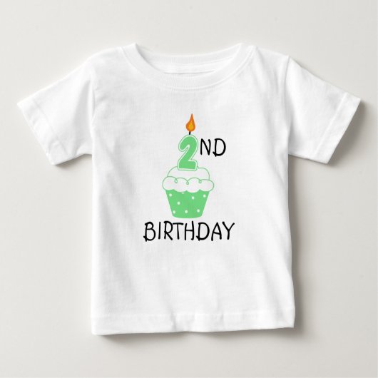 誕生日Tシャツ子供へ第2弾 ベビーTシャツ (正面)