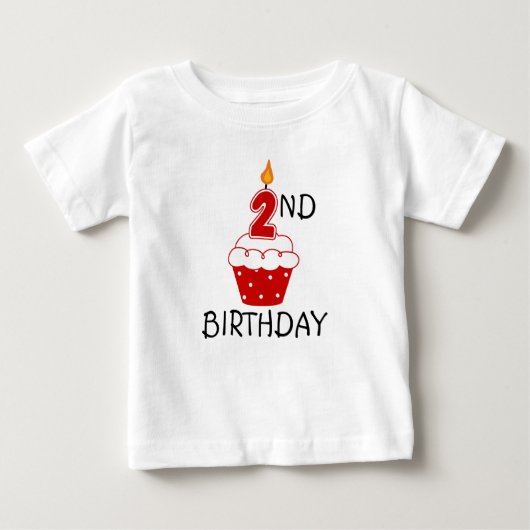 誕生日Tシャツ子供へ第2弾 ベビーTシャツ (正面)