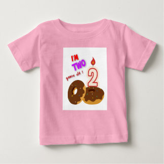 誕生日Tシャツ2歳 ベビーTシャツ