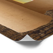 誕生日Then PhotoとNow Photo Poster ポスター (角)