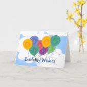 誕生日WiShEs カード (黄色い花)