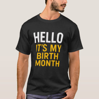 誕生月おめでとうTシャツ Tシャツ