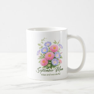 誕生月の花に込められた想い ママへのラッピング コーヒーマグカップ