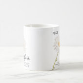 誕生月の花 アプリル フラワー オーダーメイド コーヒーマグカップ (中央)