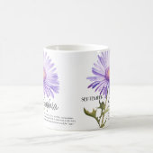 誕生月の花 セプテンバー オーダーメイド コーヒーマグカップ (中央)