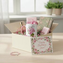 誕生月の花 – 6月のパーソナライズされたマグカップ マグカップ