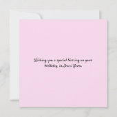 誕生月花クリスチャン威厳がある誕生日 カード (裏面)