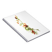 誕生月花ノートパーソナライズされたフローラ ノートブック (右側)