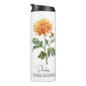 誕生月花11月菊 タンブラー (回転右)