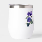 誕生月花2月バイオレットワインタンブラー (右面)