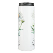 誕生月花4月デイジー熱タンブラー タンブラー (裏面)