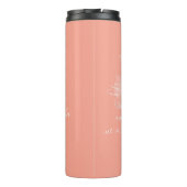 誕生月花7月誕生日ギフトモノグラム タンブラー (裏面)