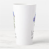 誕生月花9月アスター カフェラテマグ (正面)