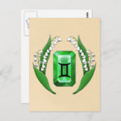 誕生月5ジェミニ ポストカード (正面/裏面)